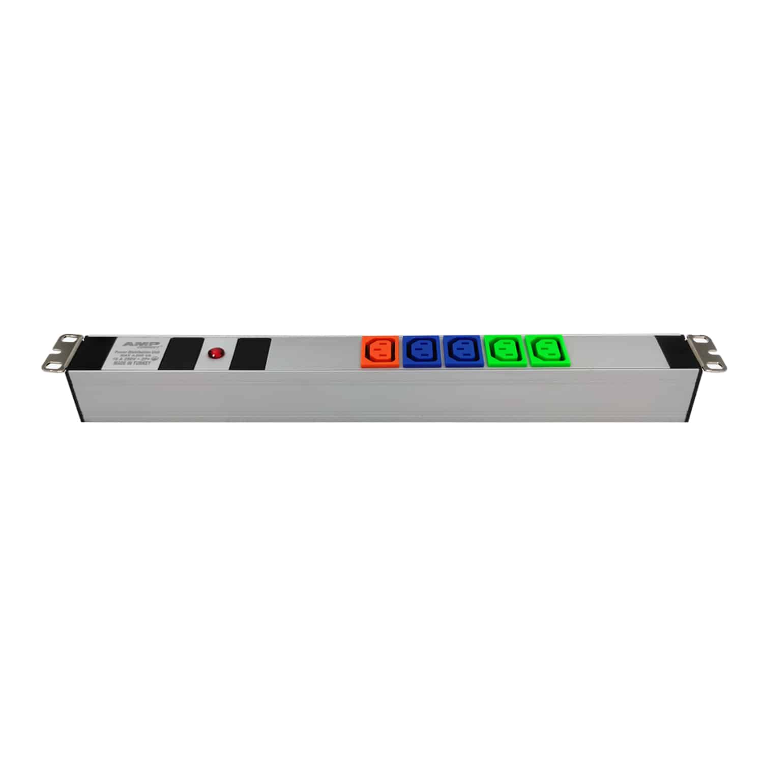 Product Code : CCLH191405130 19'' 1U 5 WAY IEC320 C13 SOCKET - Görsel 2