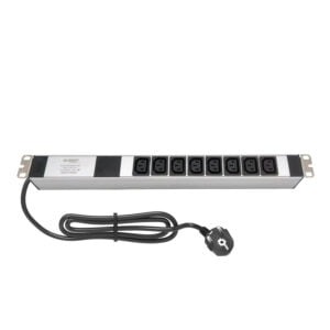 Product Code : CH191408130 19'' 1U 8 WAY IEC320 C13 SOCKET