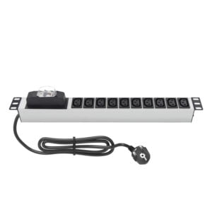 Product Code :  CH191410132 19'' 1U 10 WAY IEC320 C13 SOCKET