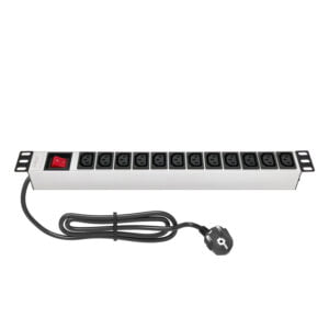 Product Code :  CH191412131 19'' 1U 12 WAY IEC320 C13 SOCKET
