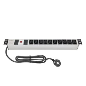 Product Code :  CLH191410130 19'' 1U 10 WAY IEC320 C13 SOCKET
