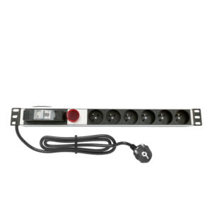 Product Code : GH191206132 19″ 1U 6 WAY FRENCH TYPE NFC 61314 SOCKET