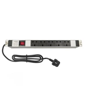 Product Code : IH191305131 19'' 1U 5 BRITISH TYPE BS1363 SOCKET