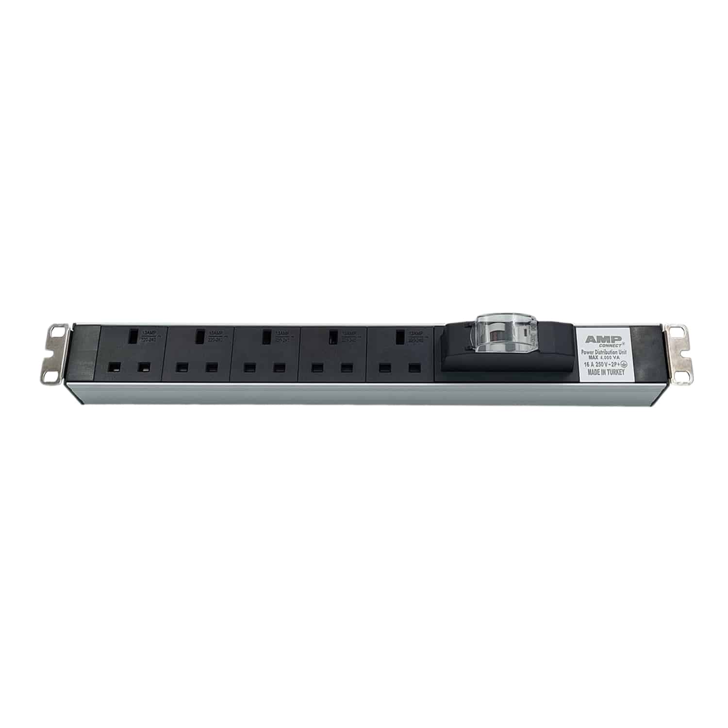 Product Code : IH191305132 19'' 1U 5 WAY BRITISH TYPE BS1363 SOCKET - Görsel 2