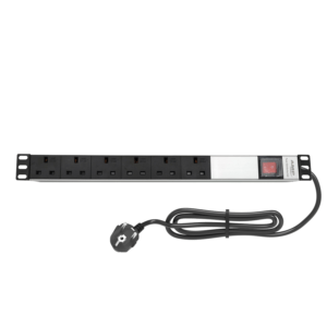 Product Code : IH191306131 19'' 1U 6 BRITISH TYPE BS1363 SOCKET