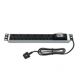 Product Code : IH191306132 19'' 1U 6 WAY BRITISH TYPE BS1363 SOCKET