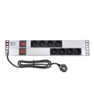 Product Code : SH192208133 19'' 2U (4+4) 8 WAY FRENCH TYPE NFC 61314 SOCKET